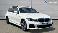 Alpine white Used 2021 BMW 330e M Sport Estate | £23,846 (Fair price)