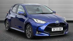 Blue Used 2023 Toyota Yaris Hybrid Design Hatchback | £17,395 (Fair price)