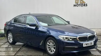 Used BMW 520 184 HP (135 kW) 2019 Blue Sedan