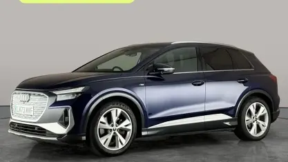 Used Audi Q4 e-tron S-Line 150 kW (204 HP) 2023 Blue SUV