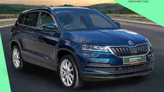 Petrol blue metallic Used 2022 Skoda Karoq SE L SUV | £21,668 (Fair price)
