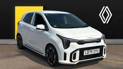 New Kia Picanto GT-Line 69 HP (50 kW) 2025 White Hatchback
