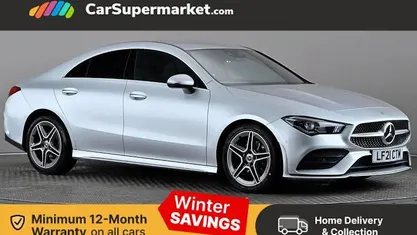 Silver Used 2021 Mercedes CLA180 AMG Line Premium Sedan | £17,197 (Fair price)