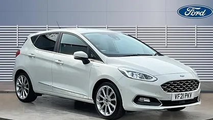 Used Ford Fiesta Vignale 125 HP (91 kW) 2021 White Hatchback