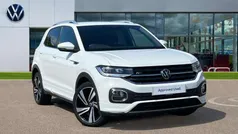 Pure white Used 2021 VW T-Cross R-line SUV | £18,746 (Fair price)
