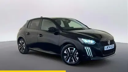 Used Peugeot 208 Allure 101 HP (74 kW) 2024 Black Hatchback
