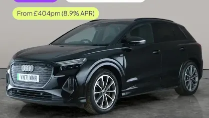 Used Audi Q4 e-tron S-Line 219 kW (299 HP) 2022 Black SUV
