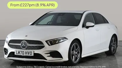 White Used 2020 Mercedes A200 AMG line Sedan | £14,915 (Good price)