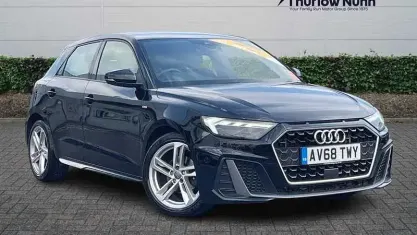 Used Audi A1 Sportback S-Line 116 HP (85 kW) 2018 Black Hatchback