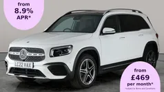 White Used 2022 Mercedes GLB220 AMG line SUV | £30,536 (Fair price)