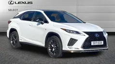 F sport white Used 2021 Lexus RX450h Sport Line SUV | £34,995 (Fair price)