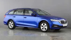 Race blue metallic Used 2021 Skoda Octavia SE Technology Estate | £15,995 (Fair price)