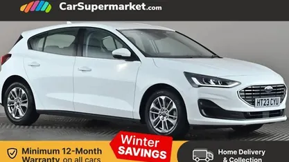 White Used 2023 Ford Focus Titanium Hatchback | £14,597 (Fair price)