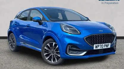 Used Ford Puma ST-Line 125 HP (91 kW) 2021 Blue SUV