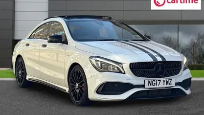 Used Mercedes CLA220 Edition 177 HP (130 kW) 2017 White Coupe