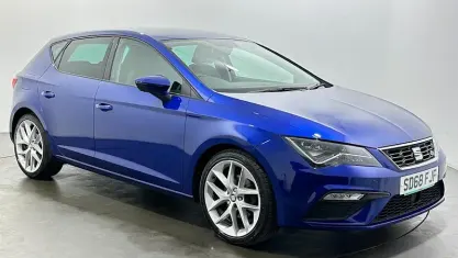 Used Seat Leon FR 125 HP (91 kW) 2018 Blue Hatchback