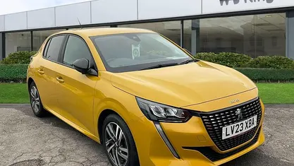Yellow Used 2023 Peugeot 208 Active+ Hatchback | £10,635 (Fair price)