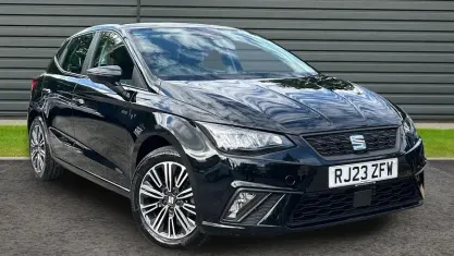 Used Seat Ibiza SE Technology 95 HP (69 kW) 2023 Black Hatchback