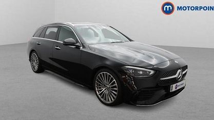 Usado Mercedes C200 AMG Line Premium 204 CV (150 kW) 2023 Negro Familiar