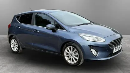 Used Ford Fiesta Titanium 95 HP (69 kW) 2021 Blue Hatchback