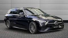 Black Used 2024 Mercedes C300e AMG Line Premium Plus Estate | £38,950 (Fair price)