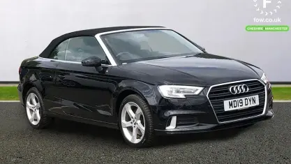 Used Audi A3 Cabriolet Sport 220 HP (161 kW) 2019 Black Cabriolet