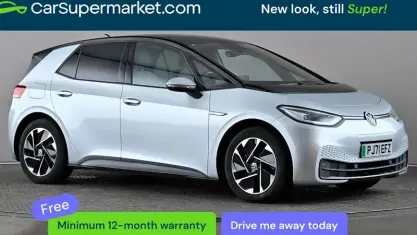 Begagnad VW ID.3 Pro 106 kW (145 HK) 2022 Silver Halvkombi