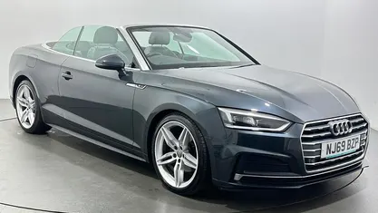 Used Audi A5 Cabriolet S-Line 190 HP (139 kW) 2019 Grey Cabriolet