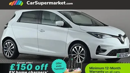 Used Renault Zoe GT-Line 100 kW (136 HP) 2022 White Hatchback