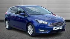 Deep impact blue Used 2017 Ford Focus Zetec Hatchback | £6,395 (Fair price)