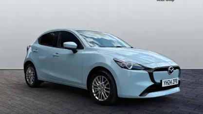 Used Mazda 2 Exclusive-Line 90 HP (66 kW) 2023 Blue Hatchback