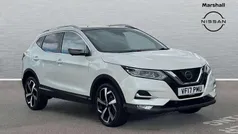 White Used 2017 Nissan Qashqai Tekna+ SUV | £11,405 (Fair price)