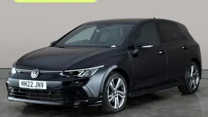 Used VW Golf VIII R-line 131 HP (96 kW) 2022 Black Hatchback