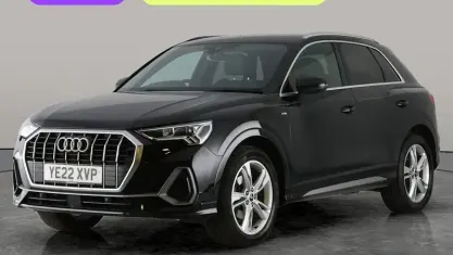 Used Audi Q3 S-Line 150 HP (110 kW) 2022 Black SUV