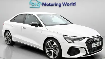 Used Audi A3 S-Line 150 HP (110 kW) 2023 White Sedan