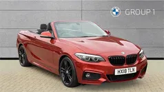 Orange Used 2018 BMW 218 M Sport Cabriolet | £11,720 (Fair price)
