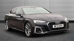Black Used 2021 Audi A5 Sportback S-Line Hatchback | £25,195 (Fair price)