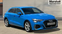 Blue Used 2021 Audi A3 e-tron S-Line Hatchback | £19,890 (Fair price)
