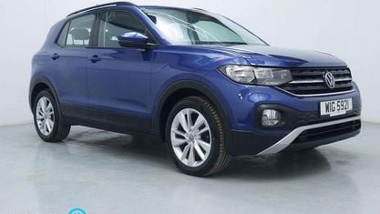Usado VW T-Cross SE 110 HP (80 kW) 2022 Azul SUV