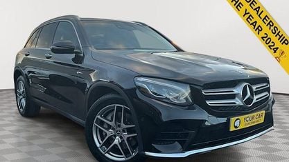 Usado Mercedes GLC220 AMG Line Premium 170 HP (125 kW) 2018 Preto Carrinha