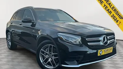 Używany Mercedes GLC220 AMG Line Premium 170 KM (125 kW) 2018 Czarny Kombi