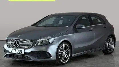 Used Mercedes A180 AMG line 122 HP (89 kW) 2017 Grey Hatchback