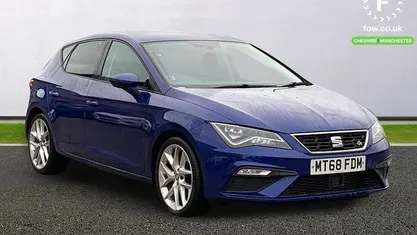 Used Seat Leon FR 180 HP (132 kW) 2018 Blue Hatchback