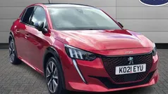 Red Used 2021 Peugeot e-208 Premium Hatchback | £12,931 (Fair price)