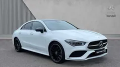 White Used 2023 Mercedes CLA220 AMG Line Premium Plus Sedan | £29,054 (Fair price)