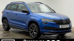 Blue Used 2021 Skoda Karoq SportLine SUV | £18,490 (Fair price)