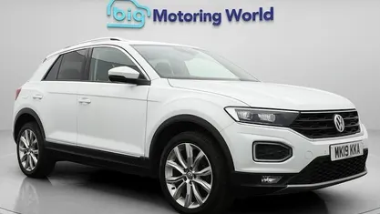 Used VW T-Roc SEL 116 HP (85 kW) 2019 White SUV