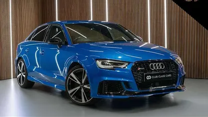 Used Audi RS3 Comfort 400 HP (294 kW) 2018 Blue Sedan