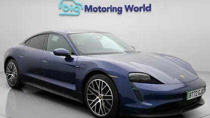 Used Porsche Taycan Performance Package 350 kW (476 HP) 2022 Blue Sedan