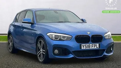 Used BMW 118 Efficient Dynamics 136 HP (100 kW) 2018 Blue Hatchback